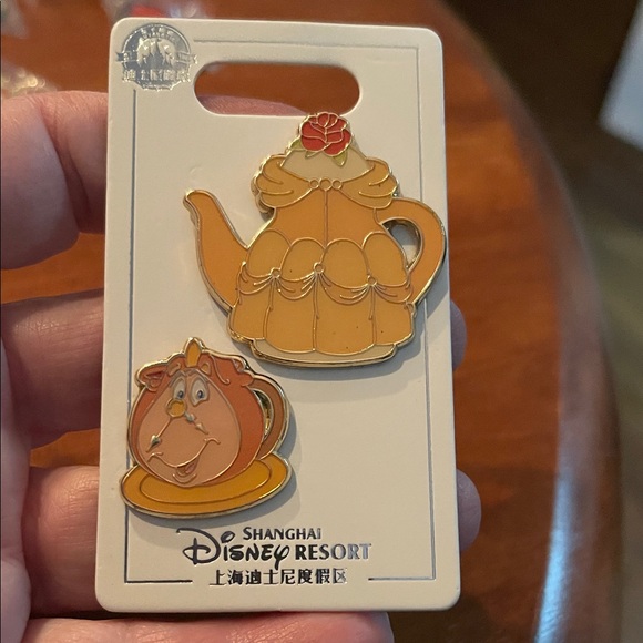 Disney Other - Disney Shanghai Resort Mrs. Potts and Chip Pin Set